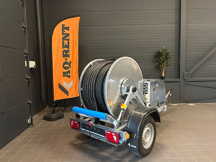 New! KOKS mobile sewer cleaning hose reel for AQ-Rent! 💧